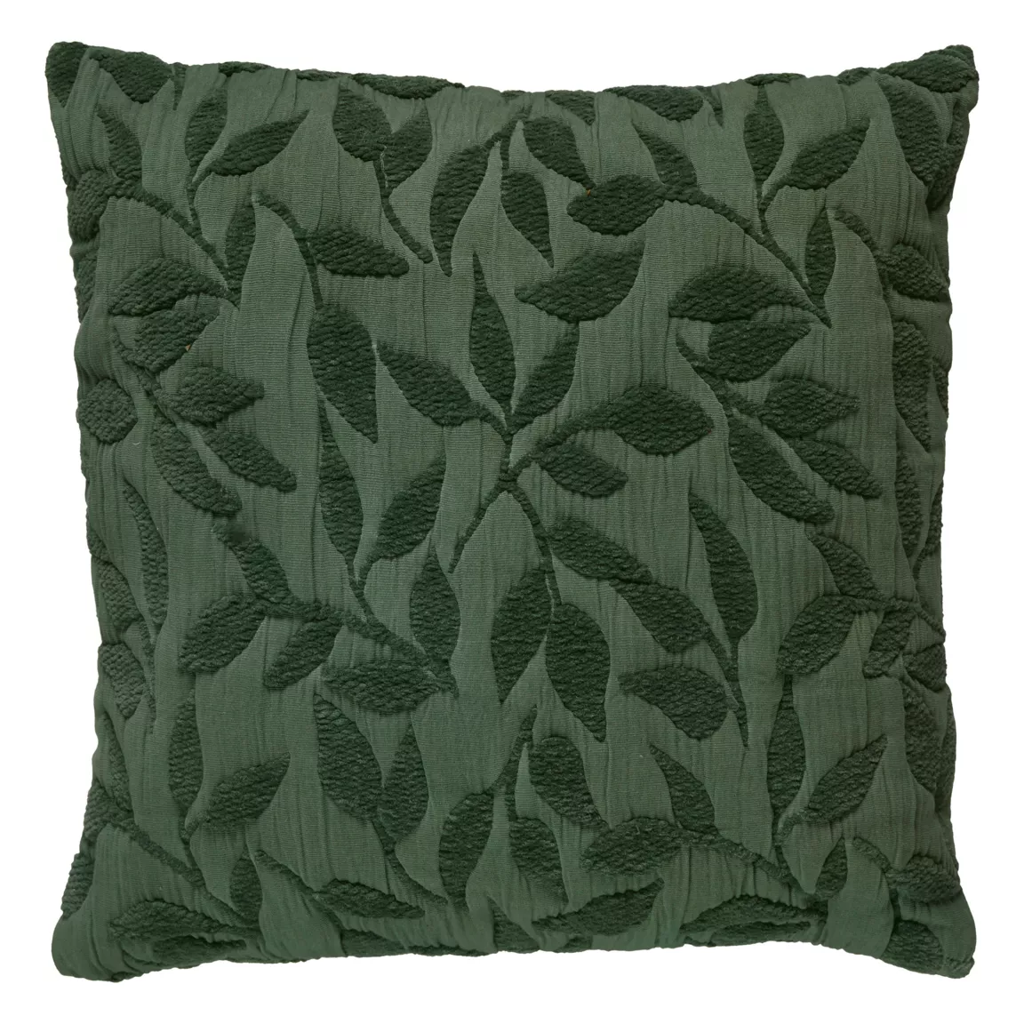 Coussin carré gaze de coton (50 x 50 cm) Letho Vert tilleul
