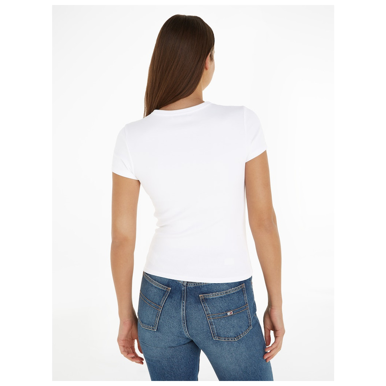 Tommy Jeans !TJW SLIM ESSENTIAL RIB SS EXT