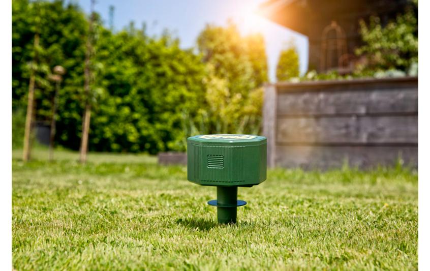 Wühlmausgerät Mole Stop Solar Plus 1 Stück<br>Schall- und Vibrationsvertreiber hält Maulwürfe und Wühlmäuse fern