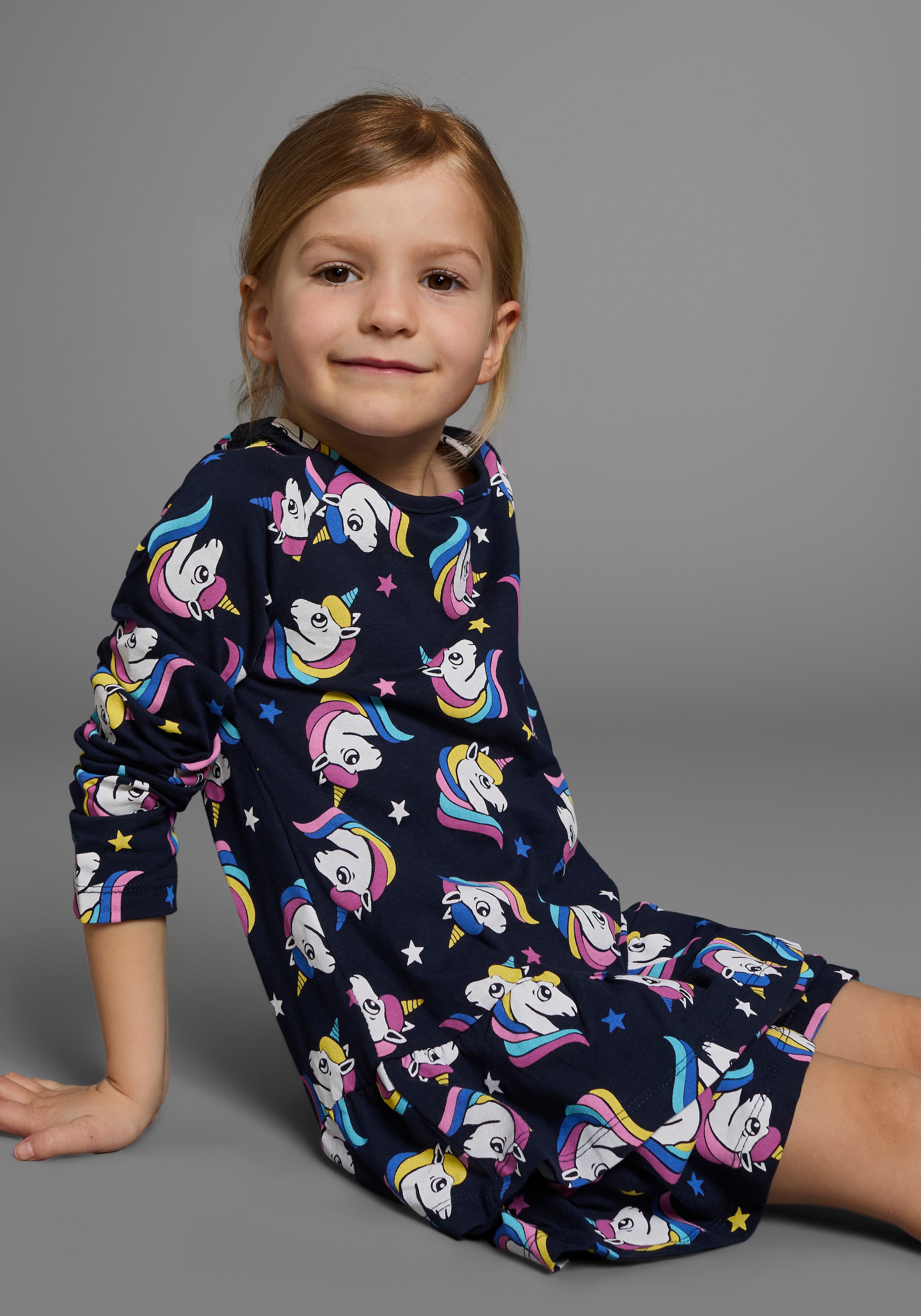KIDSWORLD Jerseykleid »für kleine Mädchen« festliche Anlässe,  kniefreie Länge,  eleganter Stil