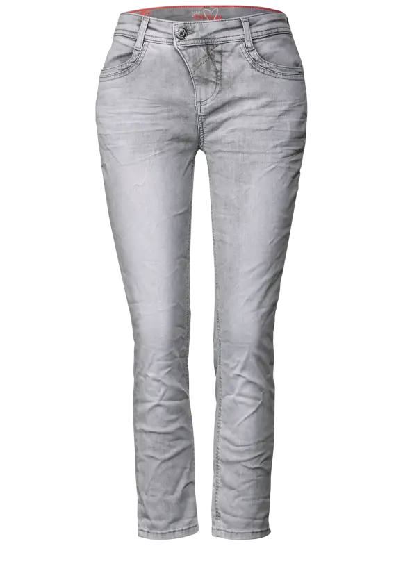 Casual Fit Caprihose - autentic grey bleach