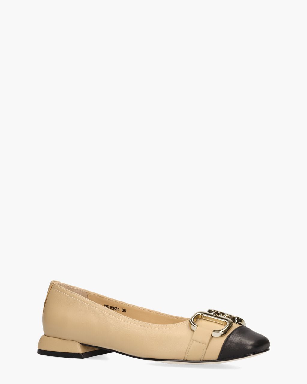 Di Lauro Winola Beige/Zwart Damesballerina's