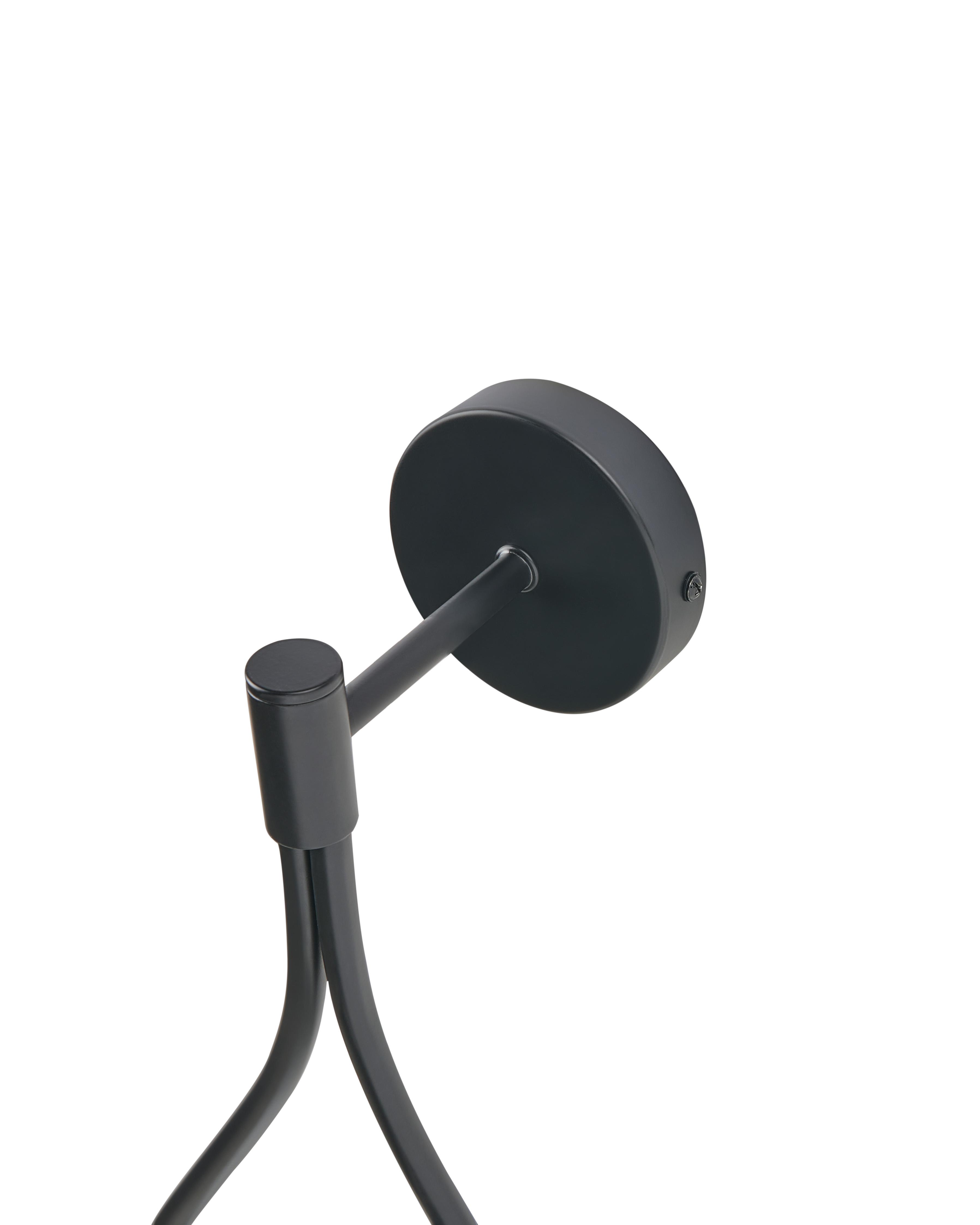Wandlamp AUROUE Metaal Zwart