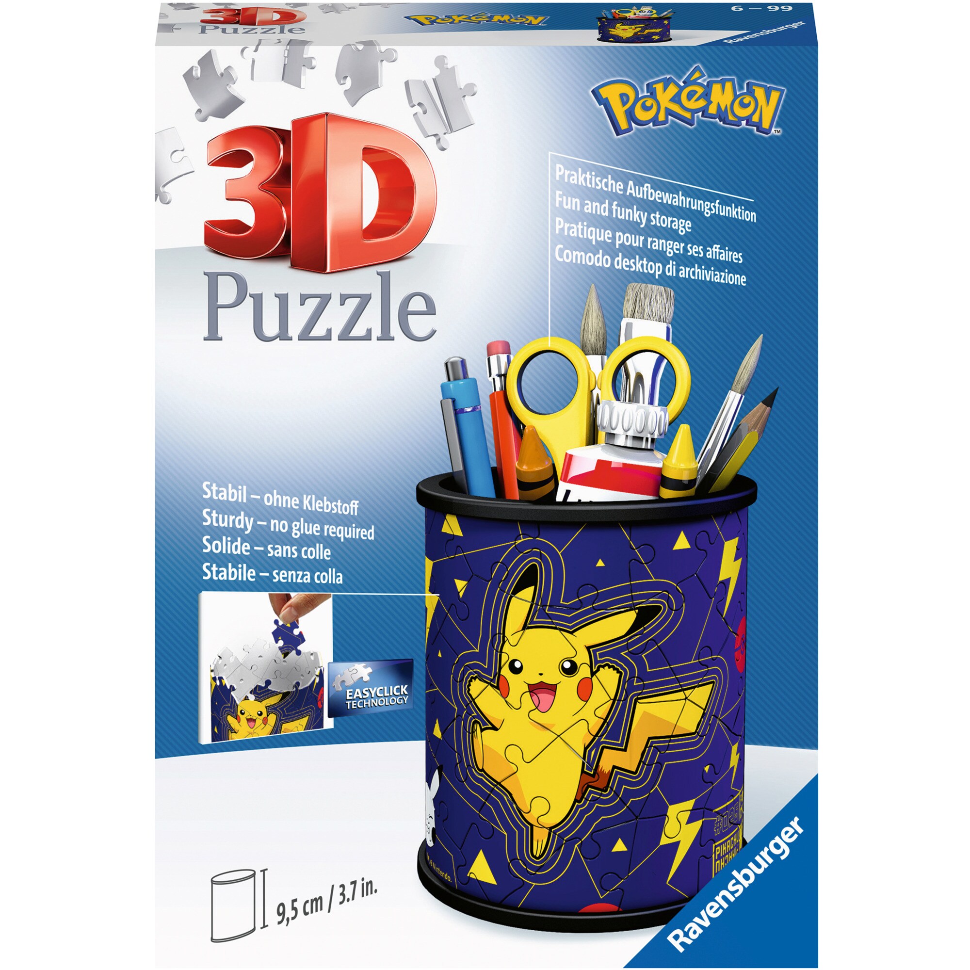 Ravensburger Puzzle 3D Puzzle Utensilo Pokémon