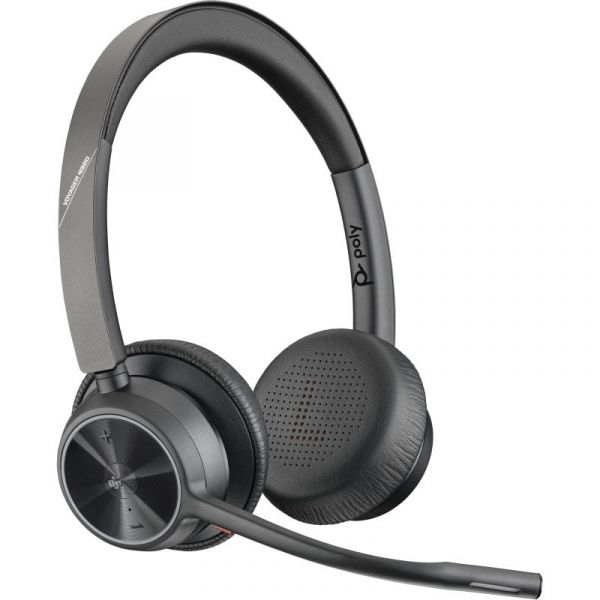Poly Voyager 4320 Headset sem Fios Usb-a Certificado Microsoft Teams   Dongle Bluetooth BT700