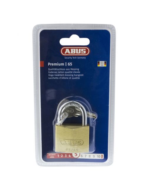 Abus Hangslot 65c - Sloten - 40 mm Messing