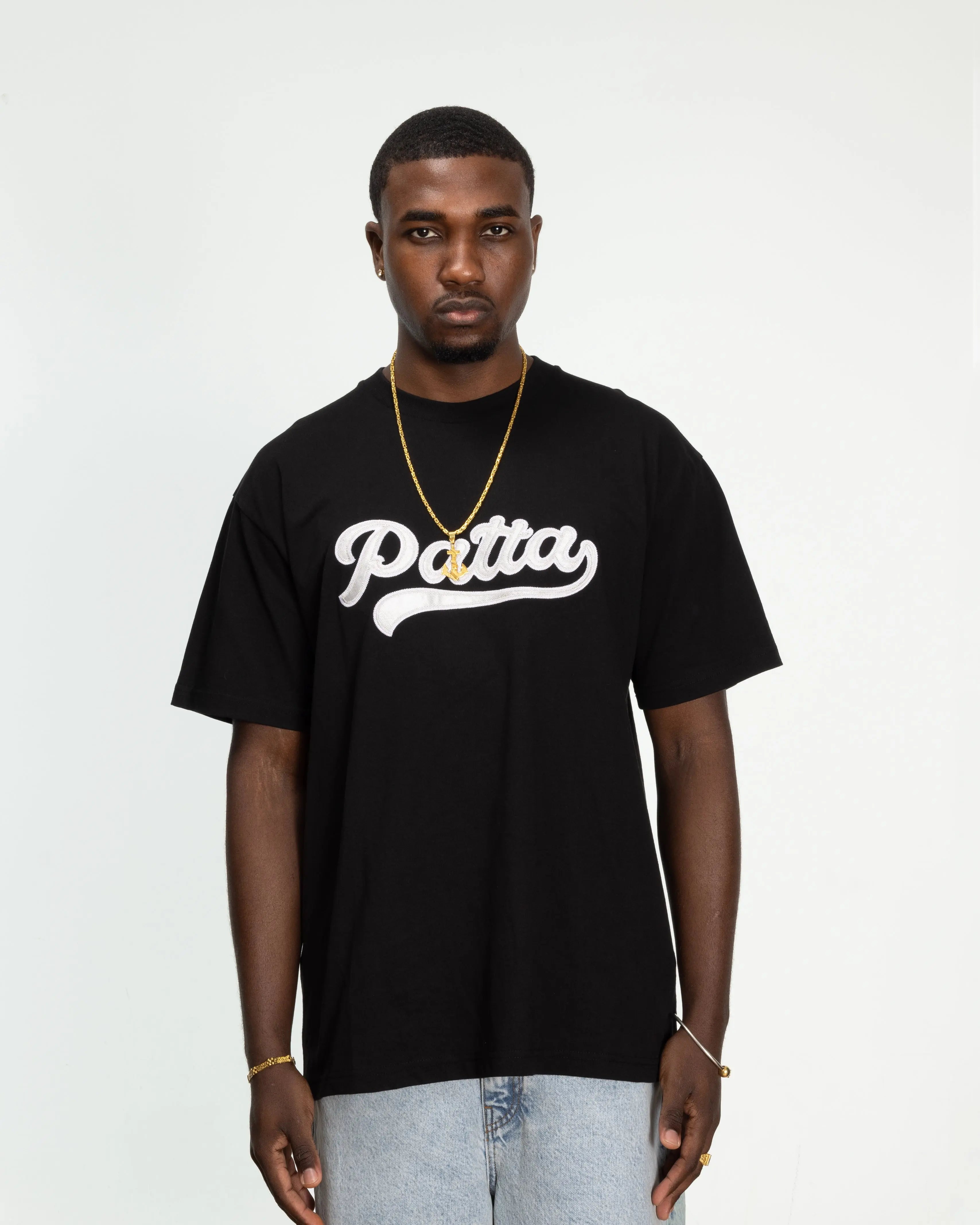 Patta Logo Tail T-Shirt (Black)