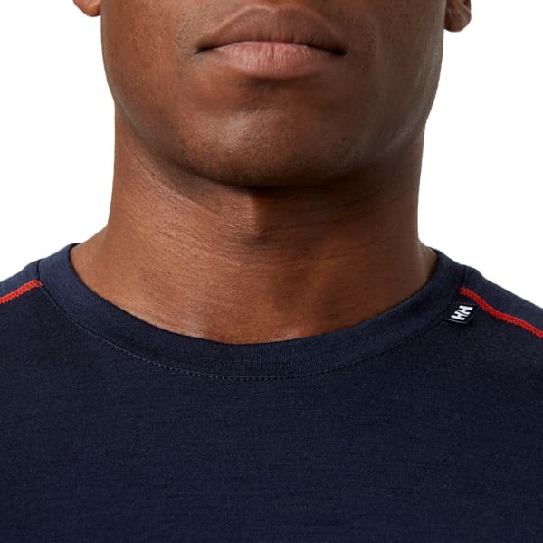 T-shirt thermique HELLY HANSEN LIFA MERINO LIGHTWEIGHT CREW NAVY