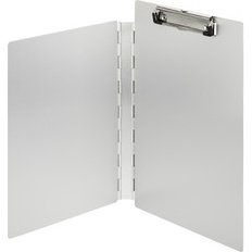Porte-bloc pour documents, aluminium, ouverture