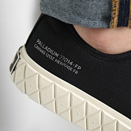 Baskets Palla Ace Canvas 77014 Black White Asparagus