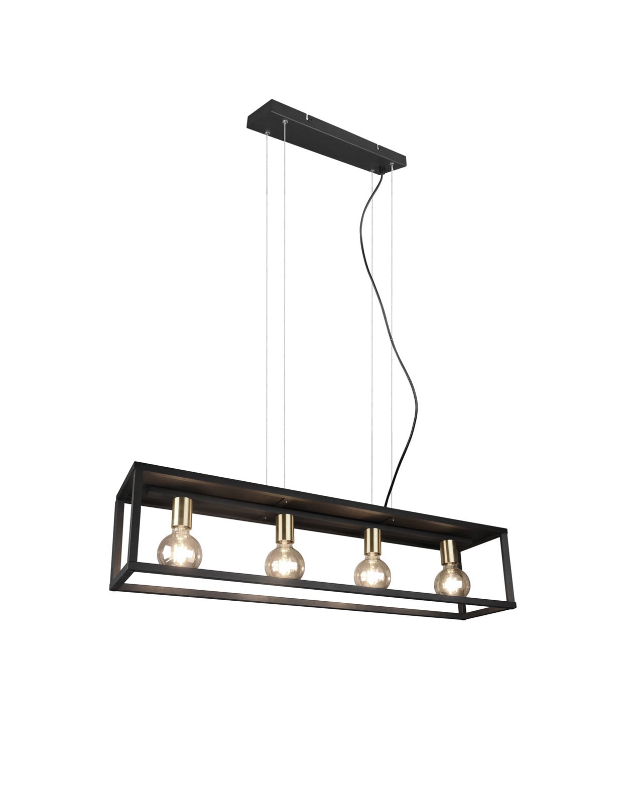 Retrofit Pendellampe VITO schwarz