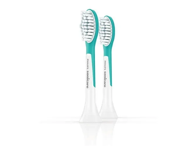 Philips Sonicare For Kids HX6042 - Ekstra tandbørstehoved - til tandbørste - akvamarin (pakke med 2)