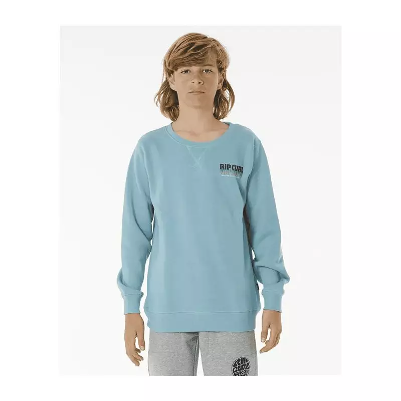 Sweat junior RIPCURL Surf Revival Crew -Boy Dusty Blue