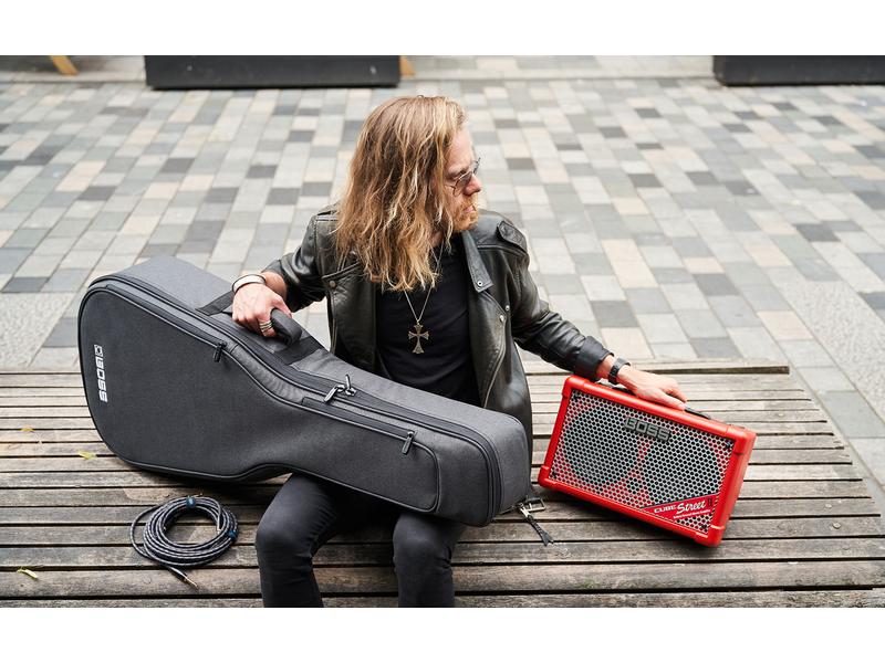 BOSS CB-AG10 für Westerngitarre Hochwertiger Gigbag für akustische Gitarren
