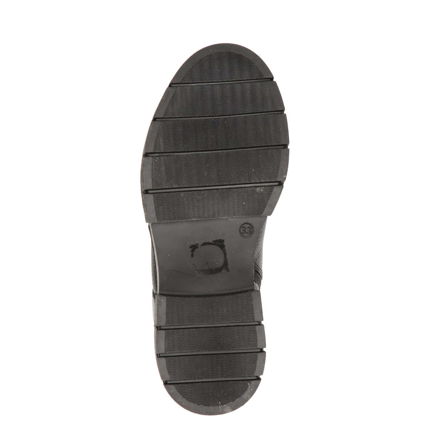 meisjes veterboot Nelson Kids Zwart