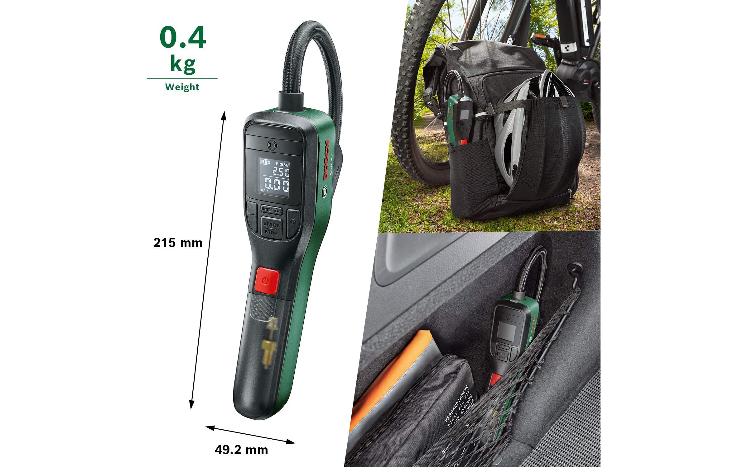 Akku-Druckluftpumpe EasyPump 3.6 VElektrische Luftpumpe, Mini-Kompressor
