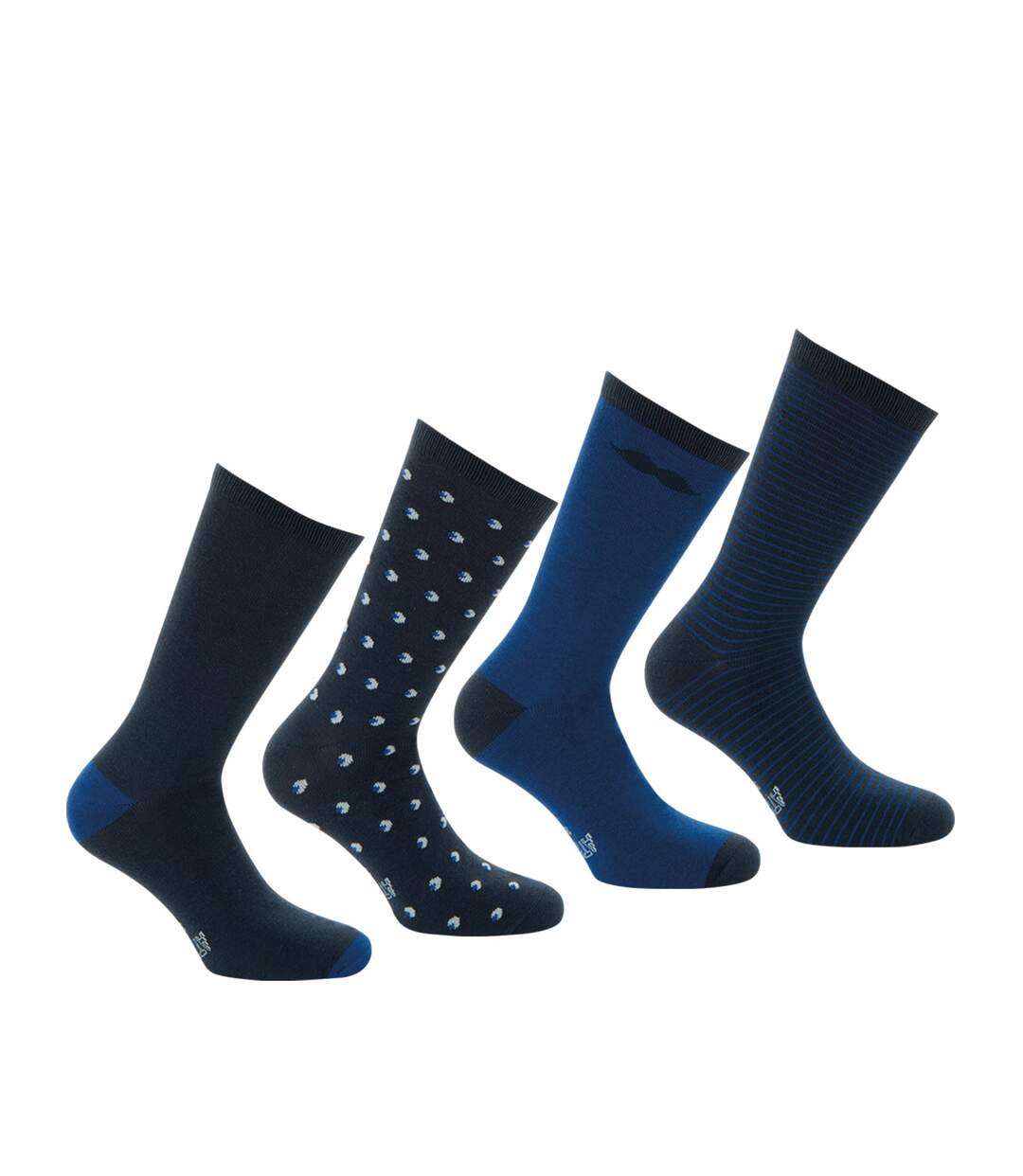 Lot de 4 paires de chaussettes hautes Ecopack