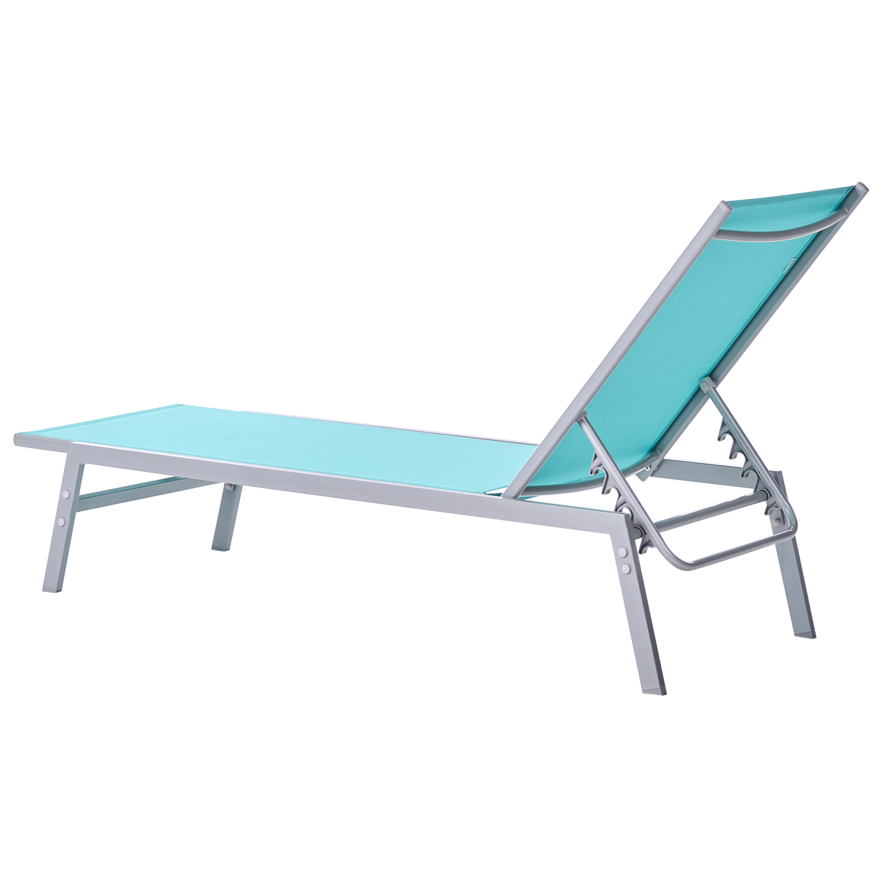 Beliani - NOLI - Strandstoel - Turquoise - Polyester