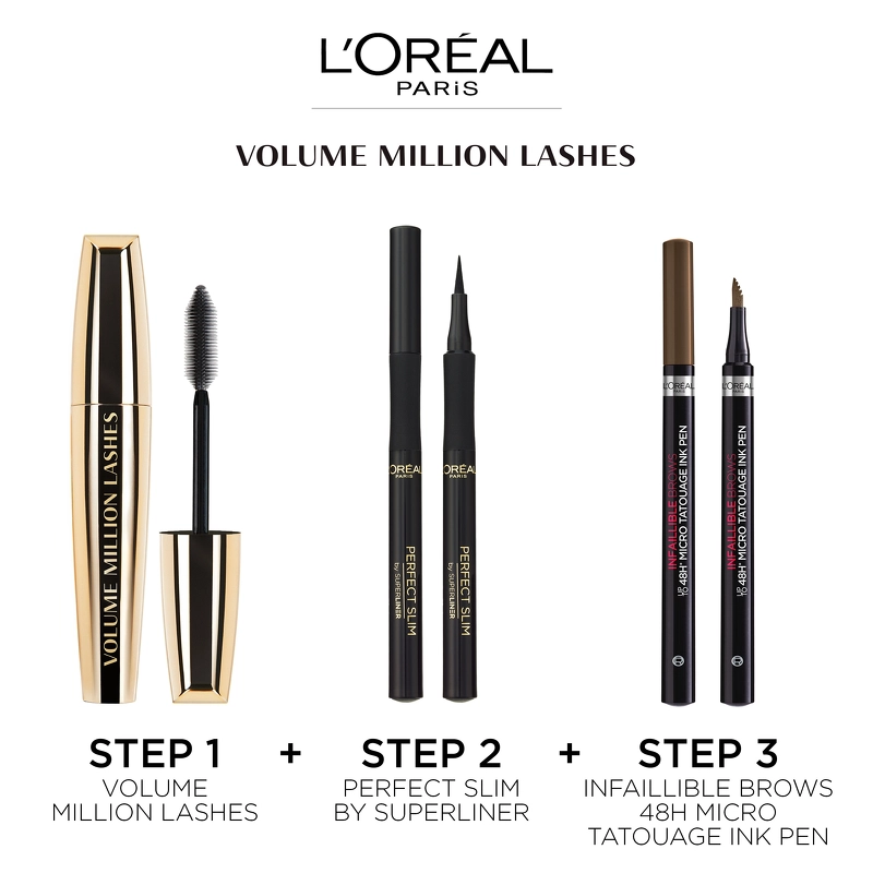 L'Oréal Paris Cosmetics Volume Million Lashes Mascara 10,5 ml - Black