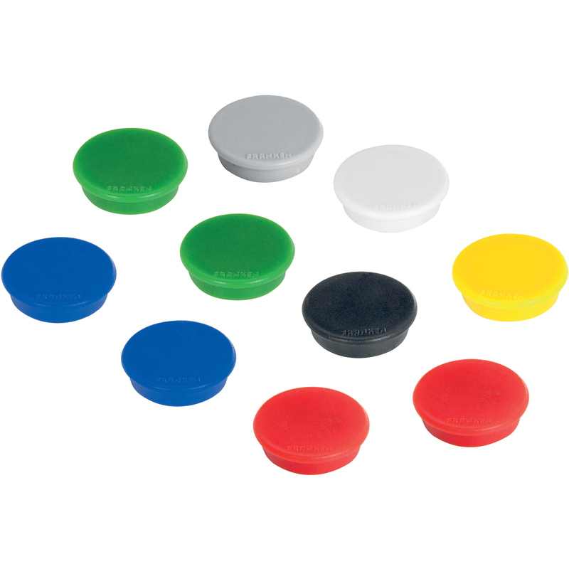 Franken Magnete, 38 mm, assortiert, 10 Stück