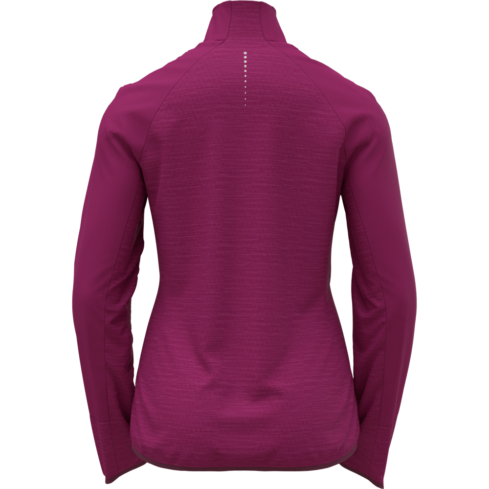 Odlo Essential Insulator Hybrid Laufjacke Damen festival fuchsia