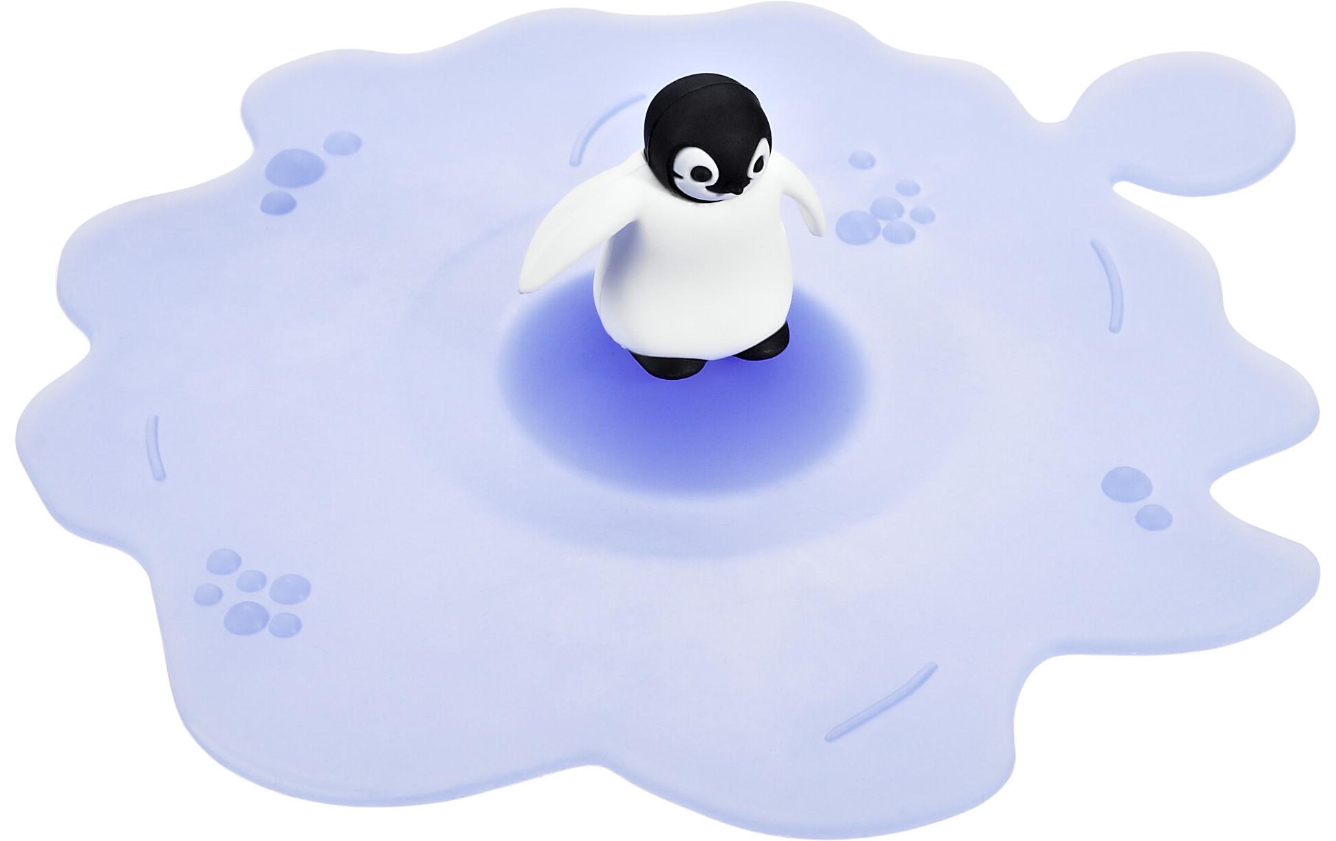Glasabdeckung Mein Deckel Arctic Pinguin, Ø 10.5 cmSilikon Deckel für Getränke