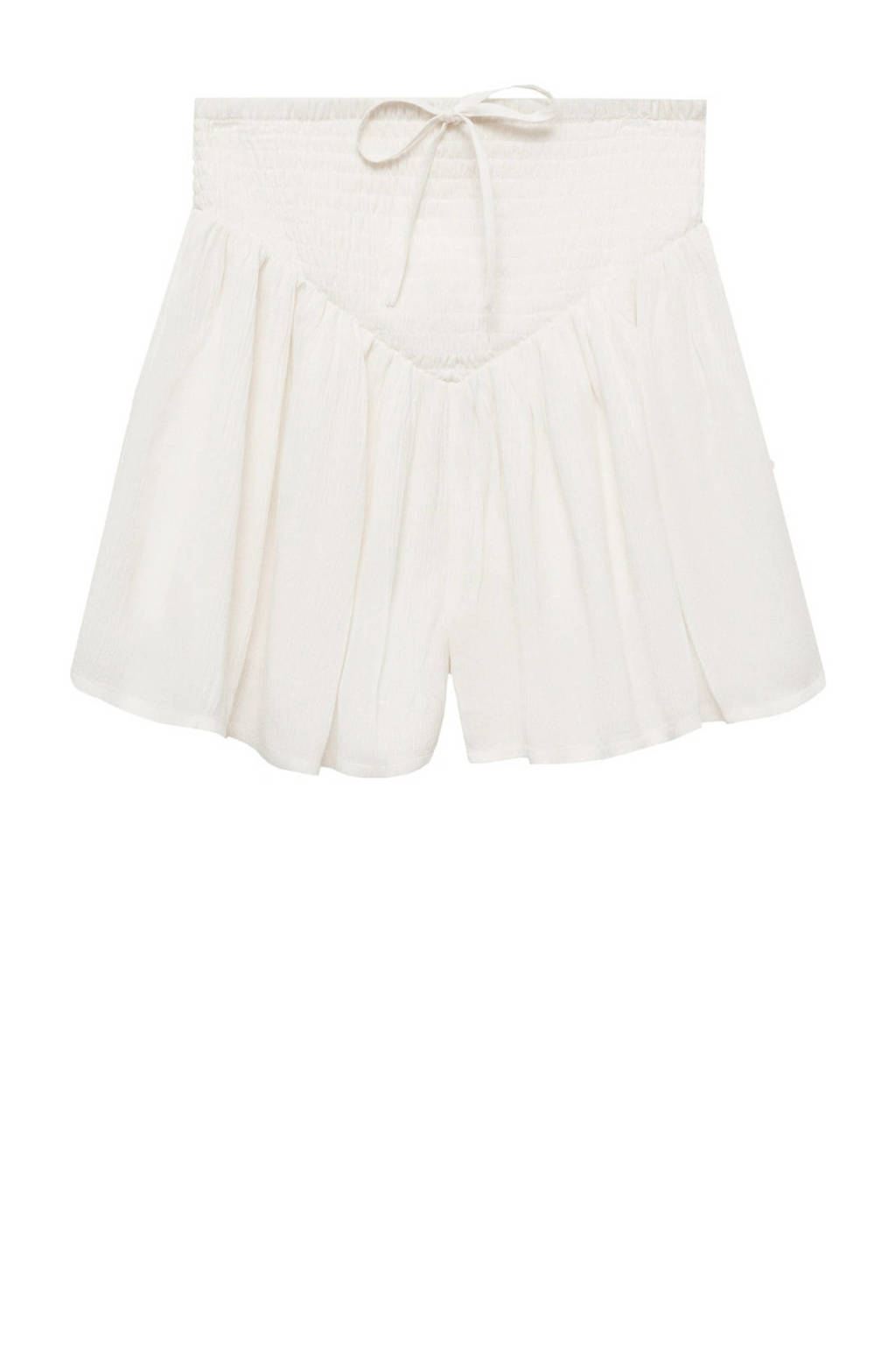 MANGO TEEN casual short offwhite