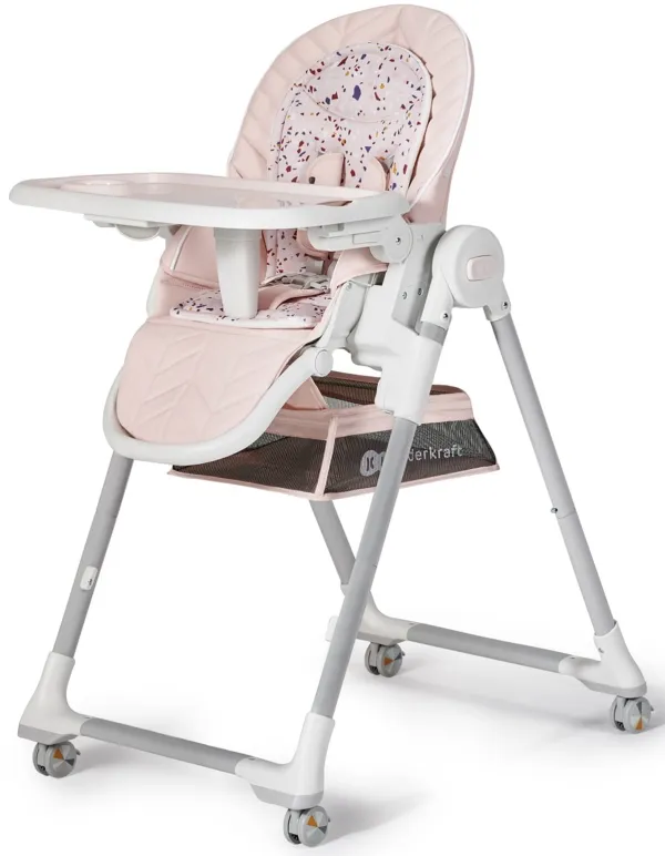 Kinderkraft LASTREE, Forhøjet højstol, Polstret sæde, Grå, Monokromatisk, 12 kg, Dreng/Pige