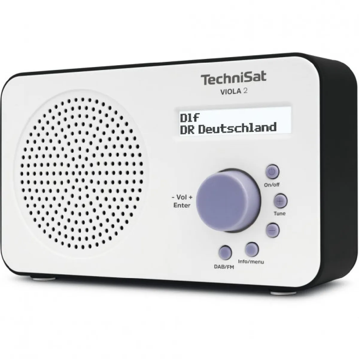 Technisat VIOLA 2 DAB Blanc/Noir