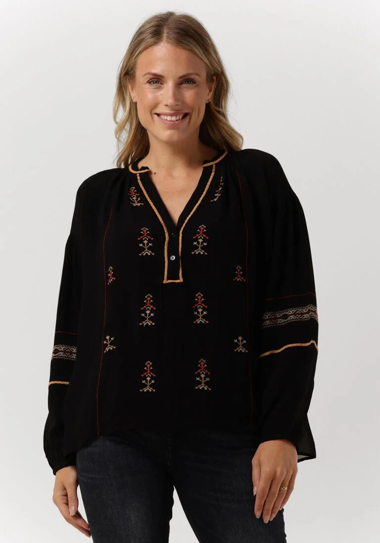 VANESSA BRUNO zwarte vanessa bruno blouse nipoa blouse