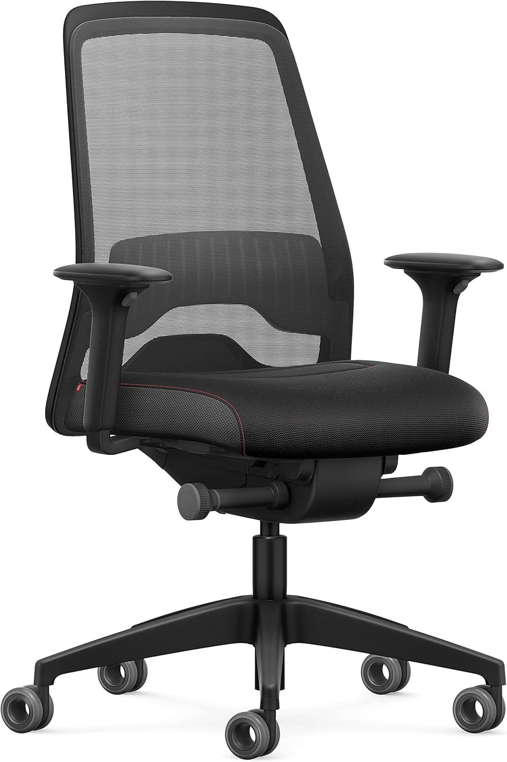 Interstuhl Bürostuhl Every Active Edition – ergonomischer Schreibtisch- und Gaming-Stuhl – Lordosenstütze für gesünderes Sitzen – vereint gesundes und aktives Sitzen (Anthrazit | Schwarz)