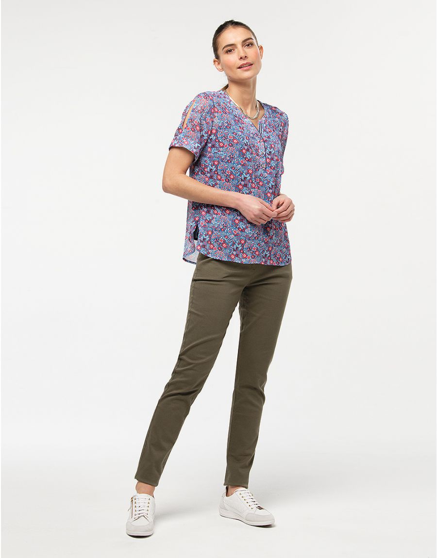 Blouse fluide fleurie