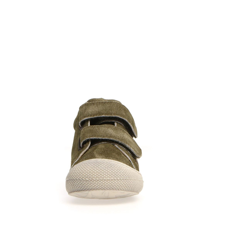Naturino Naturino Macks Supersouple Velcros Nubuck Kaki-Blanc