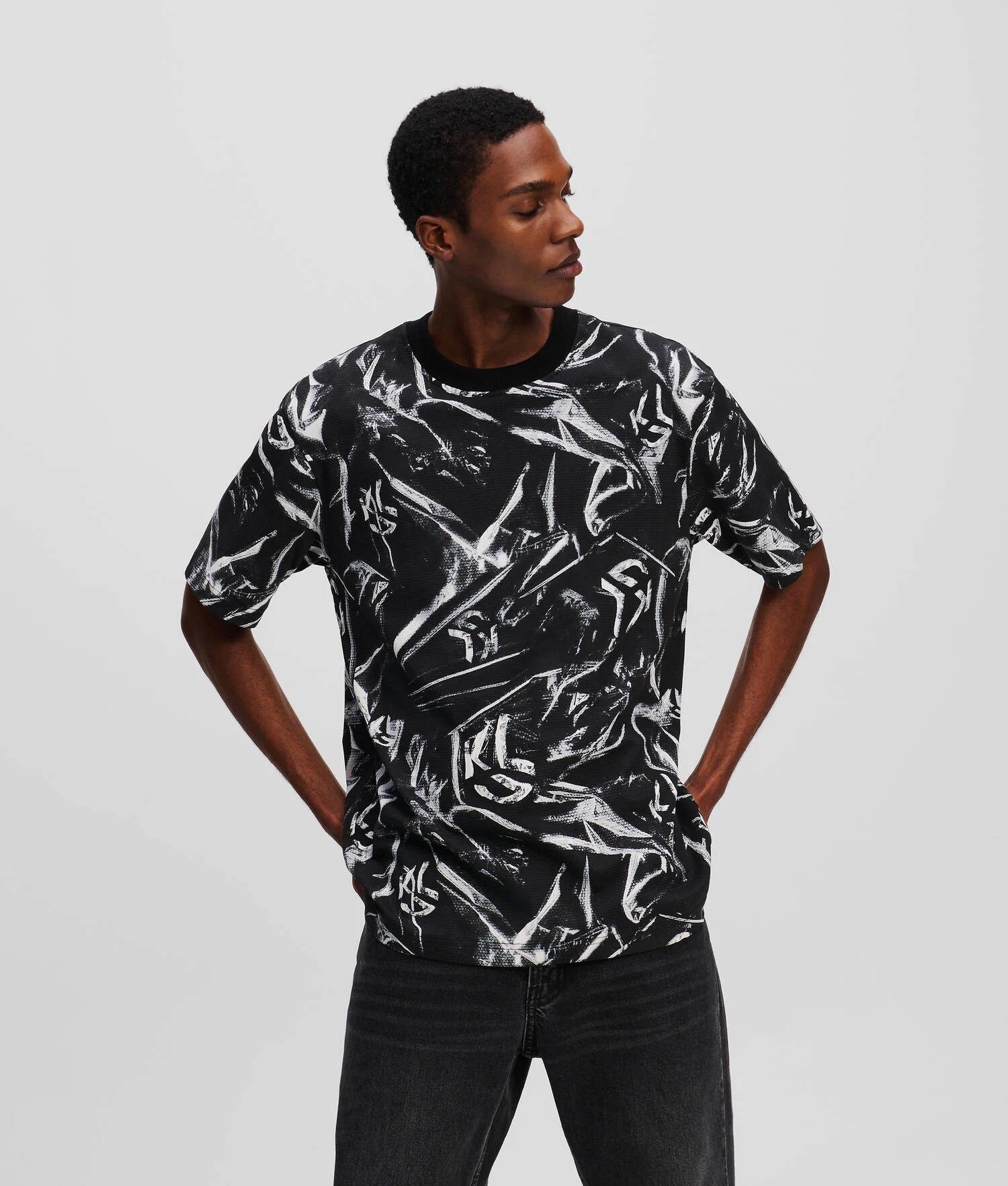 T-SHIRT GRAPHIQUE KLJ MONOGRAM