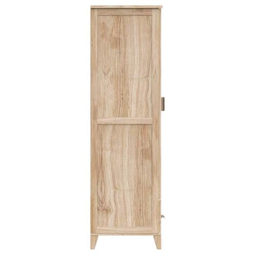 Armoire 2 portes NAÏA BOIS Naturel - THEO