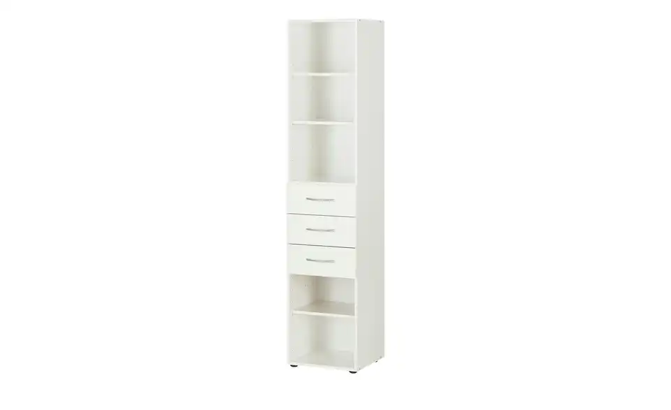 Regal Multischrank-System 40 cm 185 cm Weiß