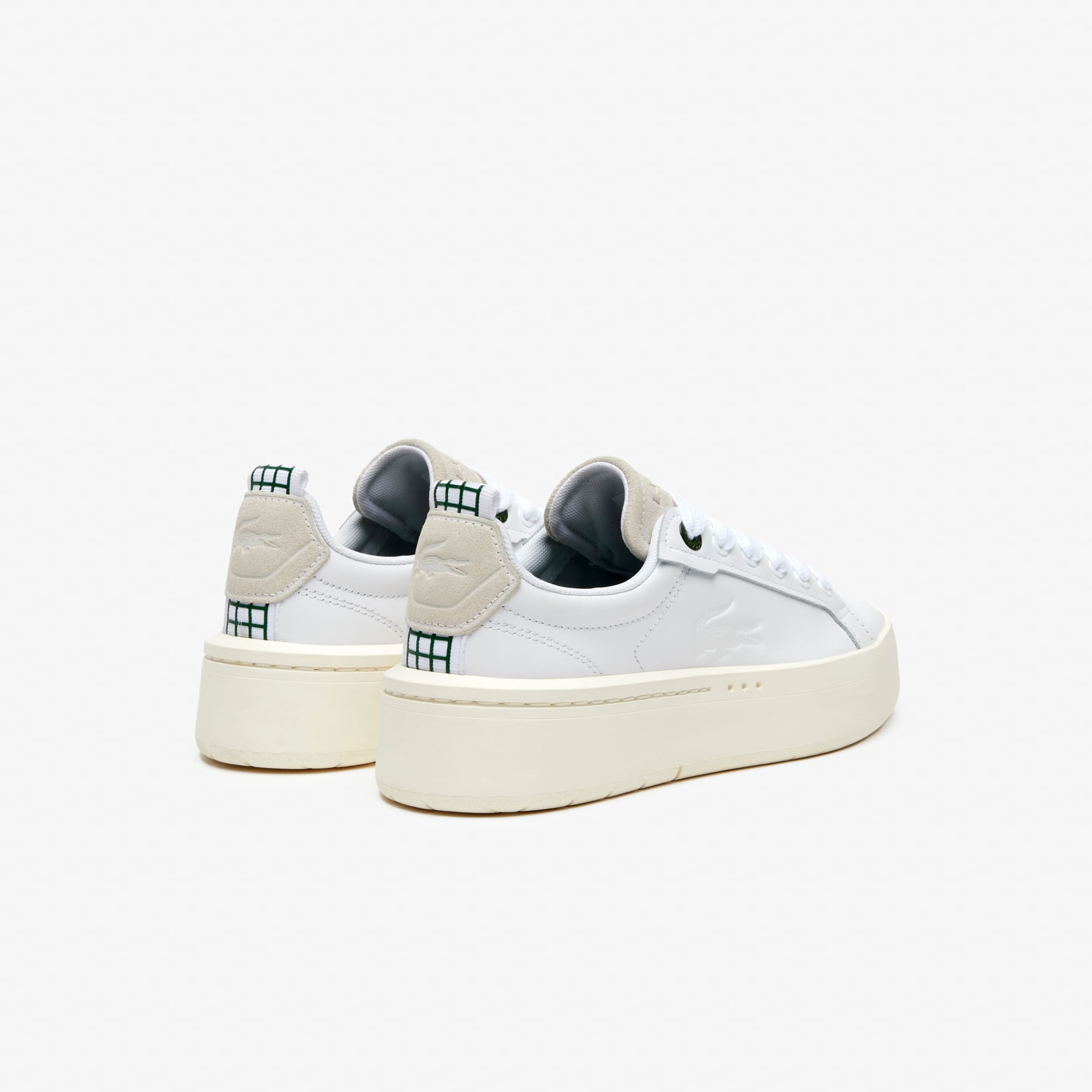 Sneakers Carnaby Platform femme Lacoste en cuir Sneakers - Blanc - Lacoste - Femme