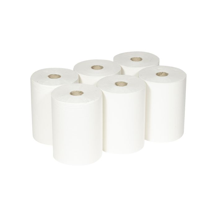 Scott 6697 6 st Handdoekenrol Slimroll Airflex 1-Laags Wit (6697)