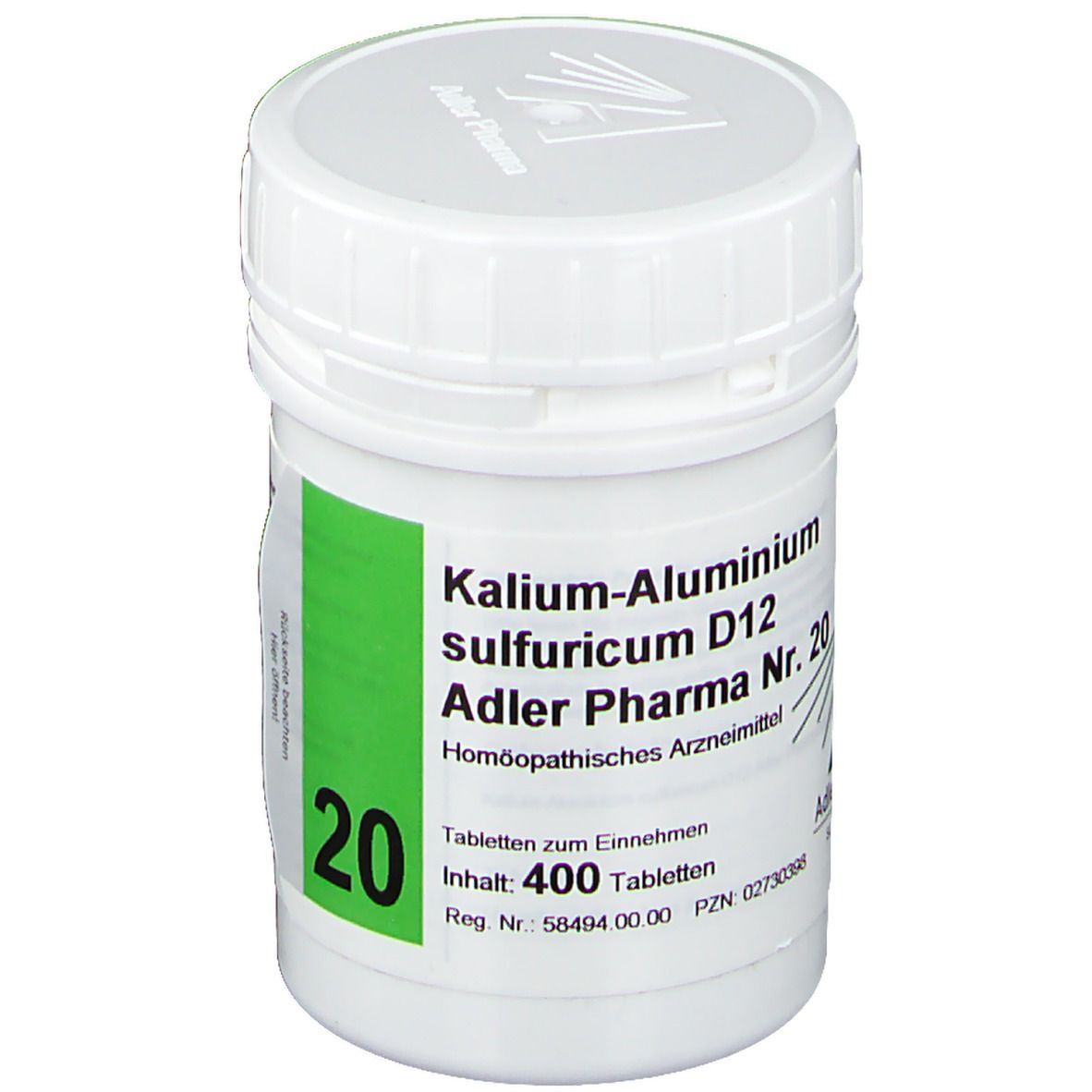 Adler Pharma Kalium – Aluminium sulfuricum D12 Biochemie nach Dr. Schüßler Nr. 20