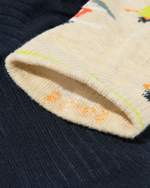 5 paires de chaussettes enfant avec du coton - surf gris chiné