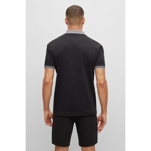Boss Green Paddy 1 Polo T-shirt, Sort, M