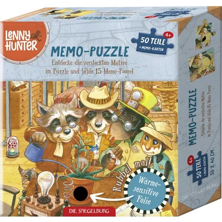Die Spiegelburg Memo-Puzzle Mondblume - Lenny Hunter (50 Teile)