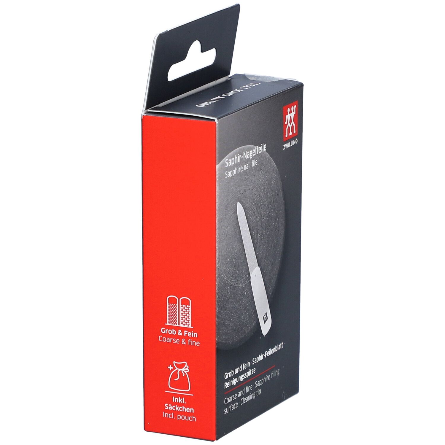 ZWILLING Saphir-Nagelfeile 9 cm ergonomisch