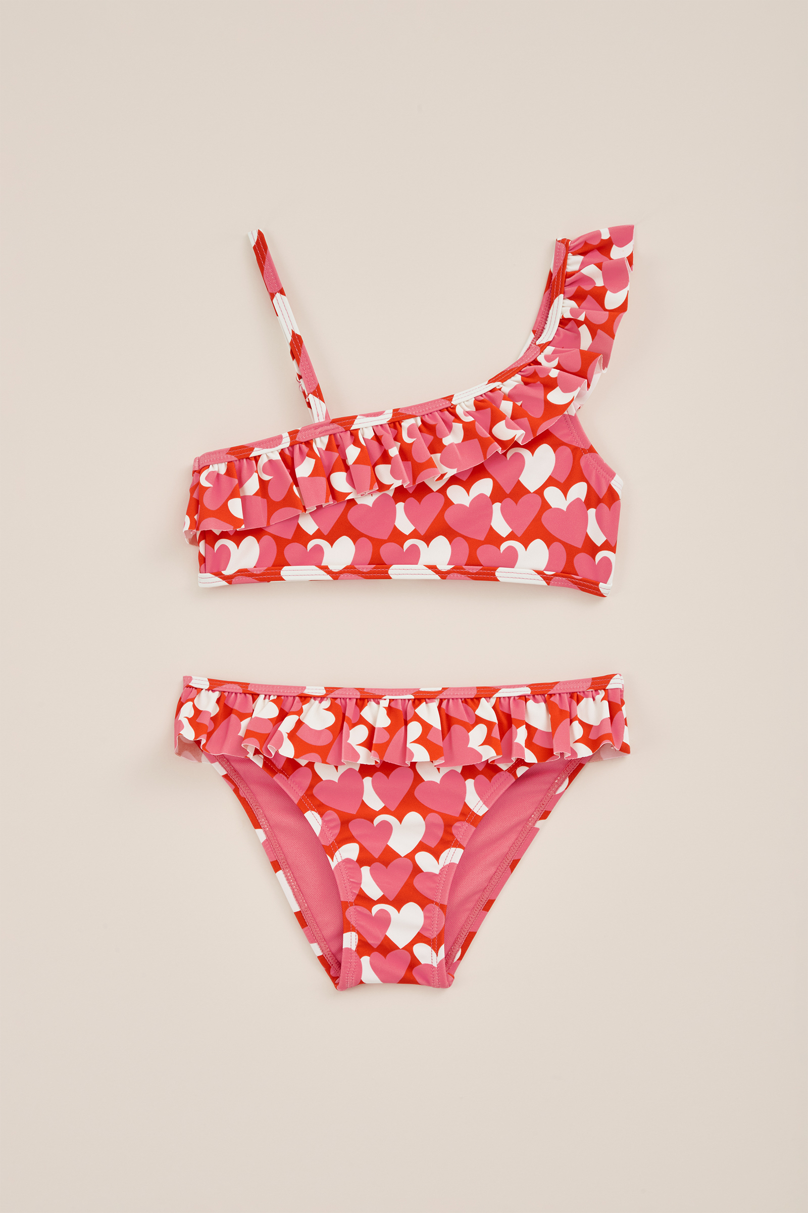 Meisjes bikini met dessin WE Fashion Roze