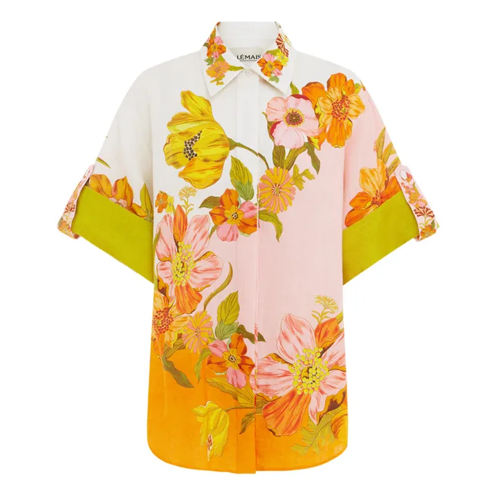 Alémais Chemise Silas Lin | Vert anis