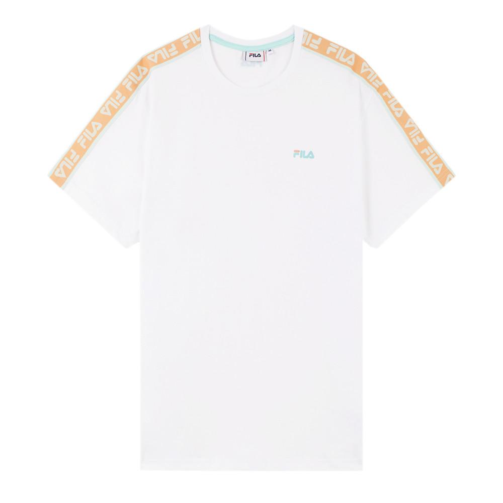 Fila T-shirt Blanc/Rose Homme Fila Gaston
