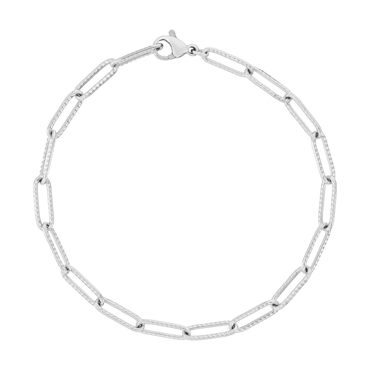 Bracelet acier 19 cm