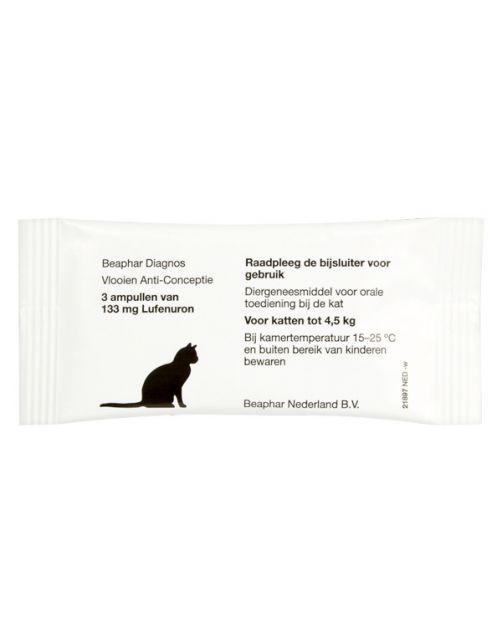 Beaphar Vlooienanticonceptie Kat 3 stuks - Anti vlooienmiddel