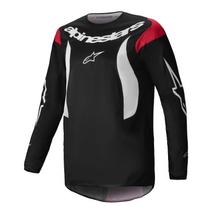 Maillot cross Alpinestars FLUID - HAUL 2025 - Noir / Blanc