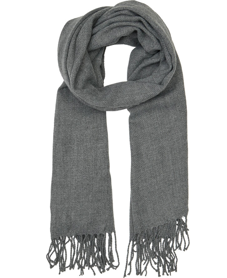 Jack & Jones JACSOLID WOVEN SCARF NOOS Grey melange